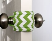 Latchy Catchy in Green Chevron Dot -Reversible (Patents Pending)