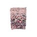 Moroccan BOUCHEROUITE Runner Rug. Mid Century Modern Wall Art. Abstract Painting Rug. Pink Beige. Danish Pottery Compliment.
