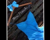 HUGE SALE Wedding Date Bridal Hanger, Brides Hanger, Bride, Name Hanger, Wedding Hanger, Personalized Bridal Gift