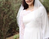 Vintage Lace Wedding Dress, Size Medium
