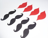 20 Mustache Moustache 20 Lip Gender Reveal 3 inches Little Man Bash Photo Prop Photobooth Photo Booth Props Made to Order