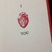 I (Anatomical) Heart You - Hand-printed Valentine's Day or Anniversary Love Letterpress Card