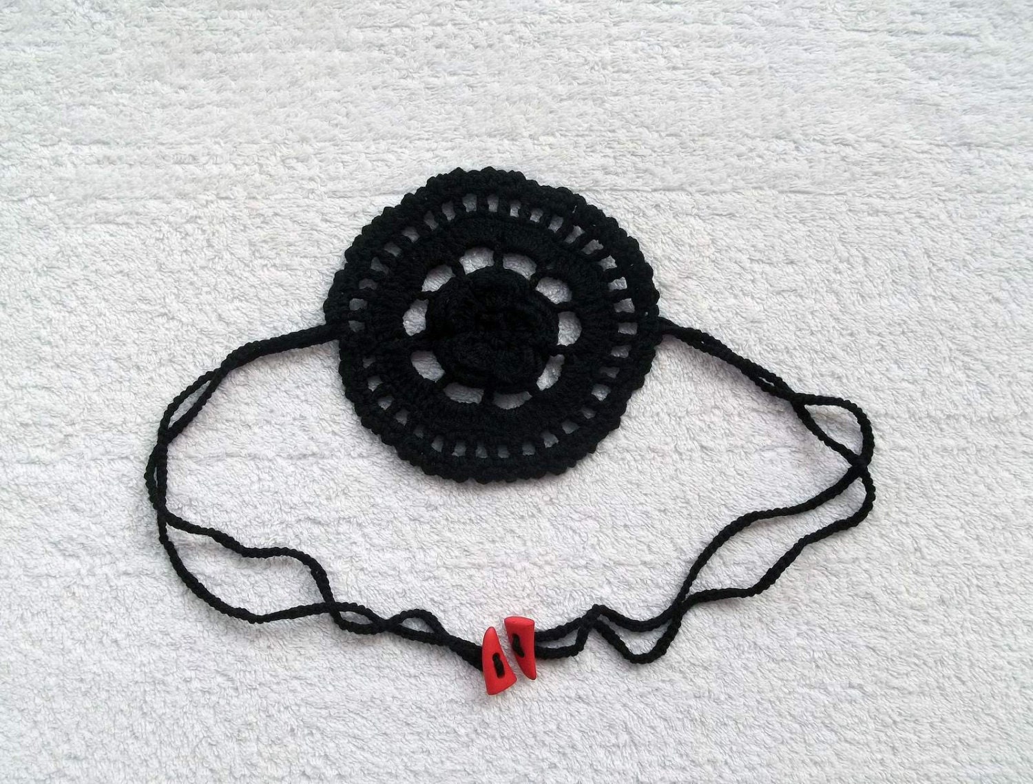 Crochet bracelet, headband, summer accessory, gift for mom, beach accessory, mothers day, gift for her