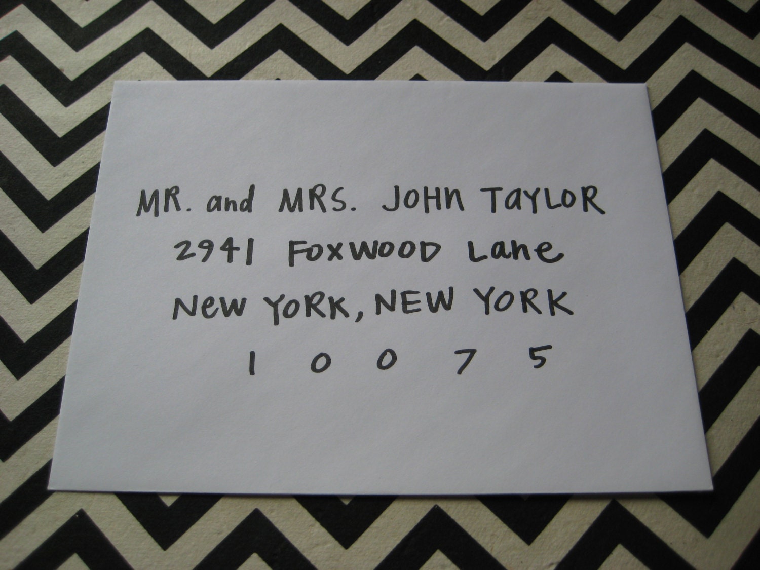 Wedding Invitation Calligraphy - Big Bold Font