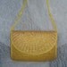 Bright Sunny Wicker Woven Orgini Handbag Purse Convertible Strap or Clutch Summer Wear