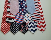 Red white blue tie 4th of July toddler infant boy outfit stars stripes dots photography prop summer