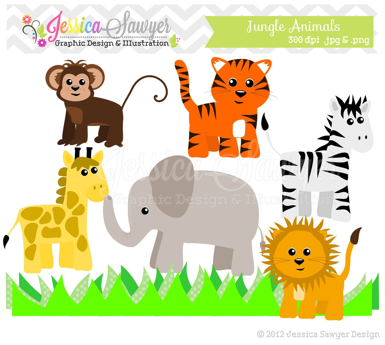 jungle animals clipart pictures - photo #30