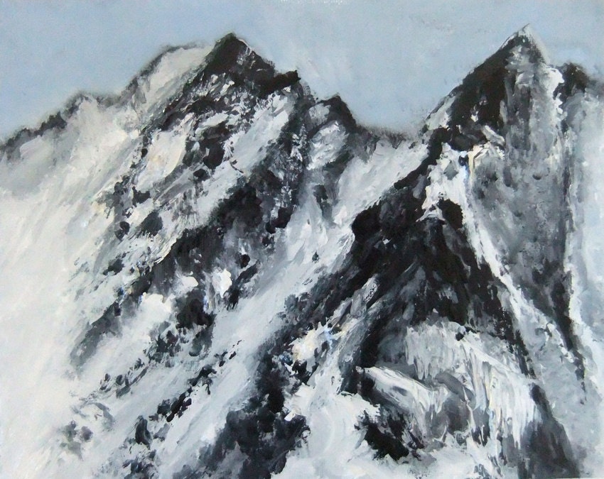 Blue Mountain Study  - Original Oil Painting - New