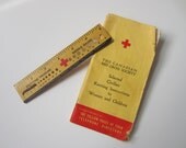 Canadian Red Cross Society Selected Civilian Knitting Instructions for Women and Children with included Needle Gauge  WW II homefront