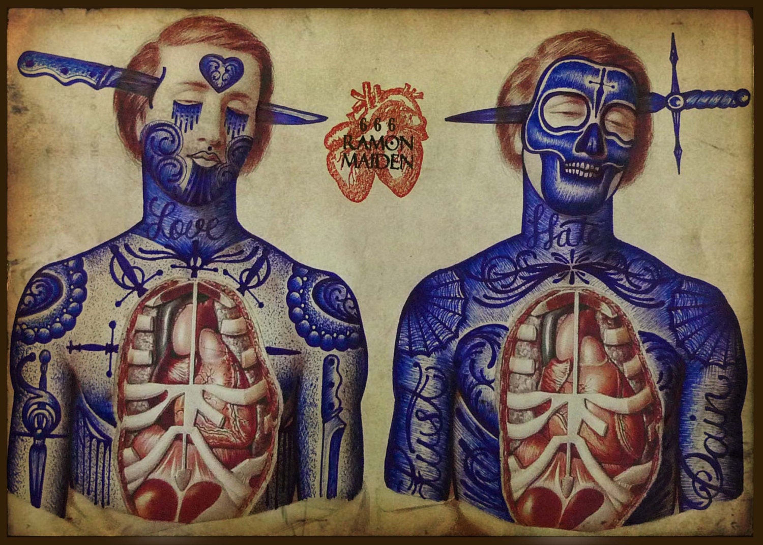 Ramon Maiden limited  numbered and signed prints.