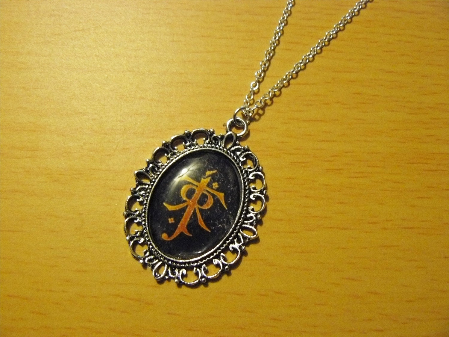 JRR Tolkein Symbol Antique Necklace