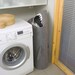 SHARK. Felt laundry basket for bathroom or children's room as a basket for toys.