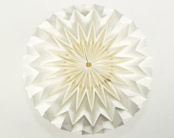 Bubble: Hanging Decorative Art / Origami Paper Ball - White