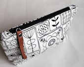 Cosmetic bag, make up bag, clutch, bridesmaid's gift