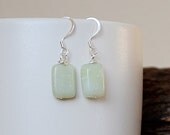 Mint Colored Simplistic Dangle Earrings