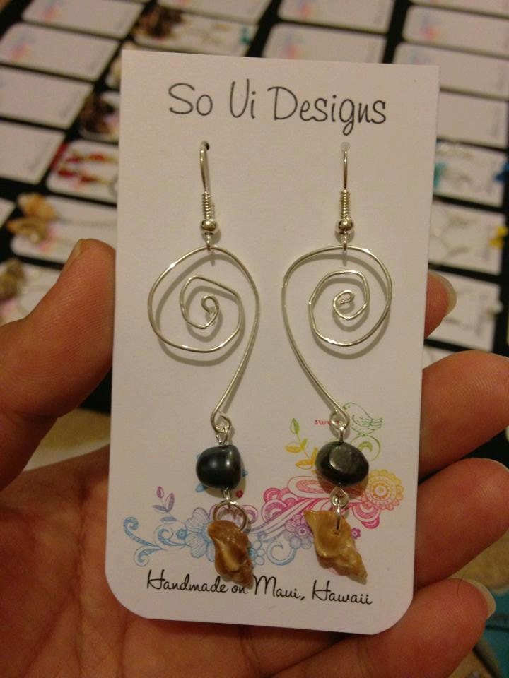 Swirly Dangles - Earrings