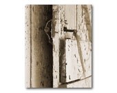 RUSTY LATCH, Farm Photography, Still, Urban Farmhouse, Architecture, Fine Art