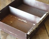 Vintage Industrial Decor Urban Rustic Metal Drawer, Home Decor, Storage
