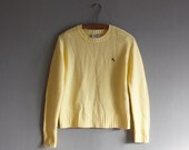 yellow horse sweater