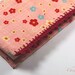Checkbook cover Pink Floral japanese fabric