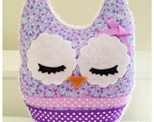Stuffed owl- Purple Passion
