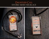 Double-Sided Dauntless Call - Divergent Fan Necklace