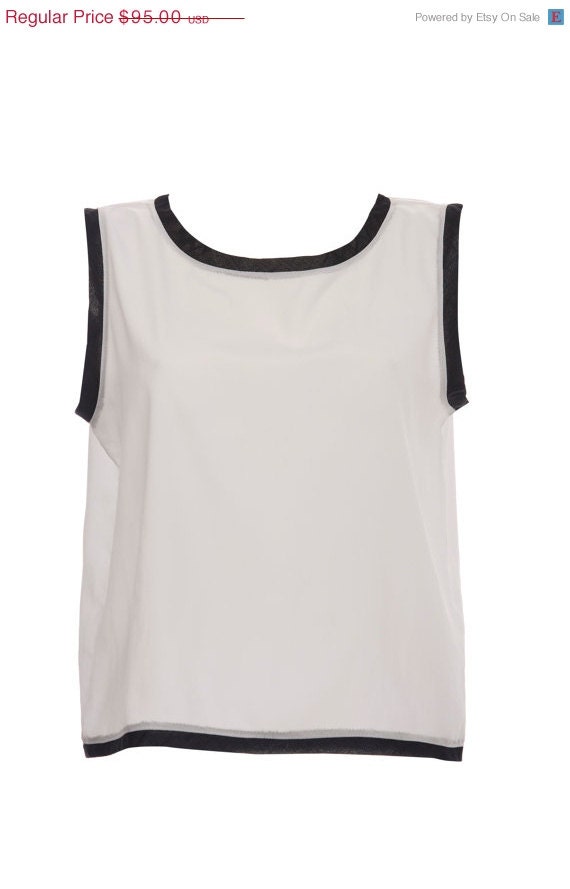 New arrivel / black and white shirt / women top / elegant blouse / chic shirt