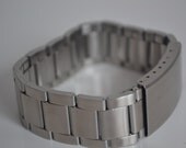 Cool mens silver chain link no watch wrist bracelet