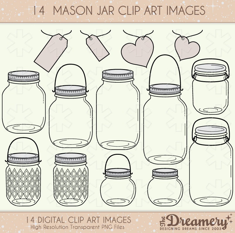 mason jar clip art free download - photo #19