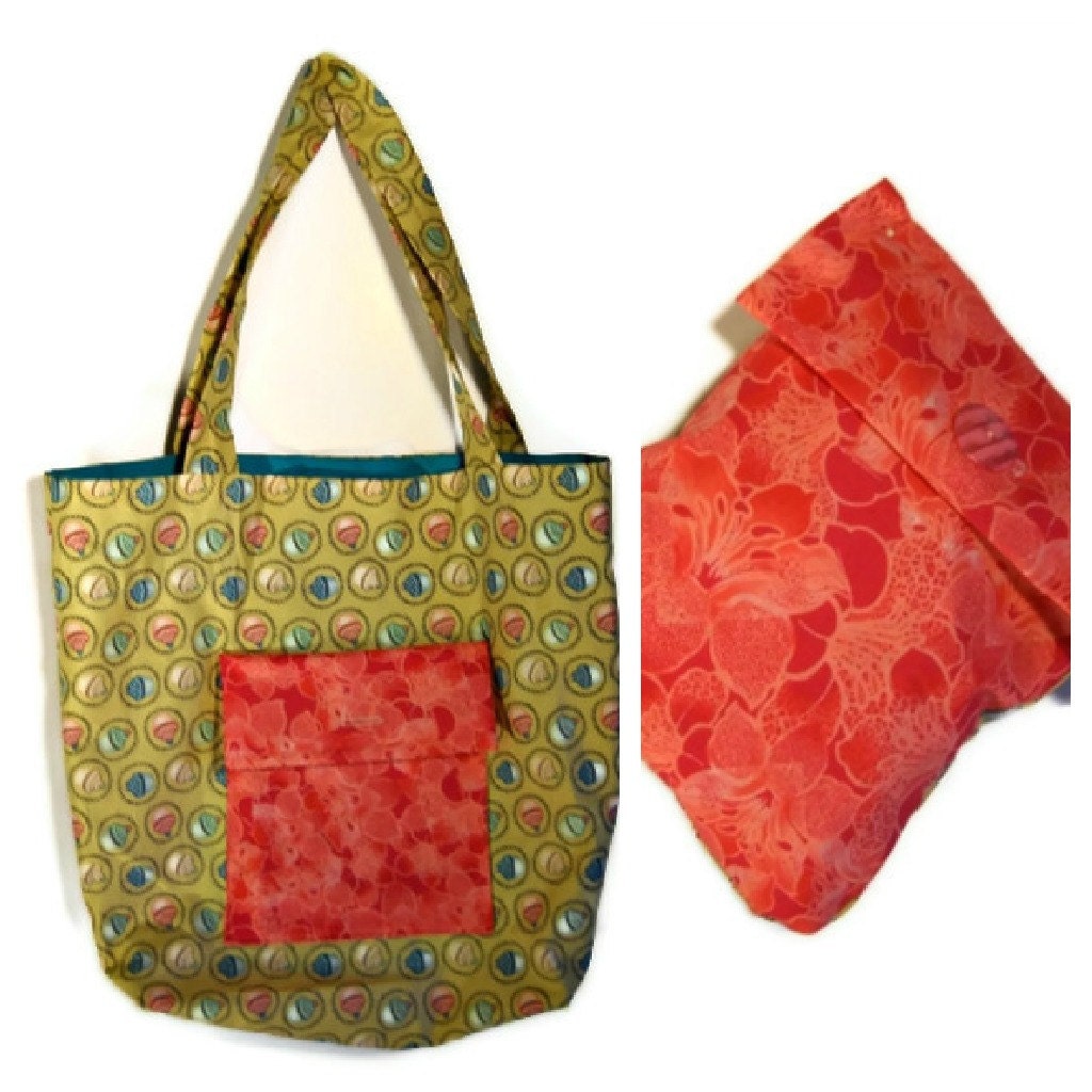 Cupcakes - Fold up Tote Bag - Easy Tote - ECO Shopping Bag
