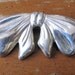 Vintage 1970's Sterling Silver Wide Bow Pendant/Pin