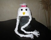 Chicken Easter Hat Pink Bow 0 to 3 months