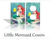 Little Mermaid Disney Ariel Light Switch Covers Wallplates Switchplates Home Decor Outlet 14 STYLES AVAILABLE