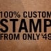 Completely Custom Stamp Design