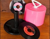 Vintage Disk Go Case 45 Record Carrying Storage Holder with Free Shipping to the USA