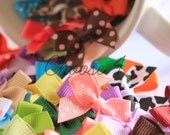 Stick On Bow, Stick On Hair Bow, Sticky Bow - 4 Pack