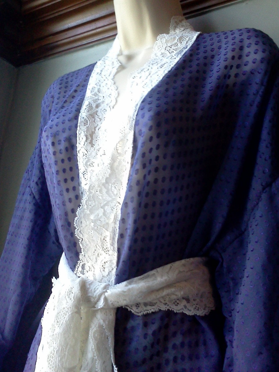 Beautiful Silk Robe-One of a Kind Robe- Ready to ship Robe - VoluptuouslyHip Beautiful Silk Robe-One of a Kind Robe- Ready to ship Robe - VoluptuouslyHip