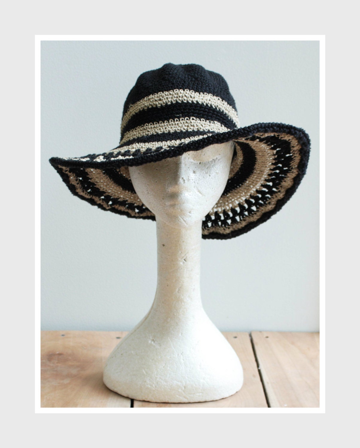 handmade sun hats with organic hemp, large floppy and flexible brims. one size fits most. made to order. great for travel