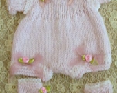 RESERVED FOR ELEANOR.....Waldorf doll clothes set handwritten to fit a 10-11-12   inches doll