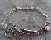 Rosey Hair Stylist Scissor Charm Bracelet