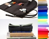 You Pick Colors. Pencil Roll. Black Canvas