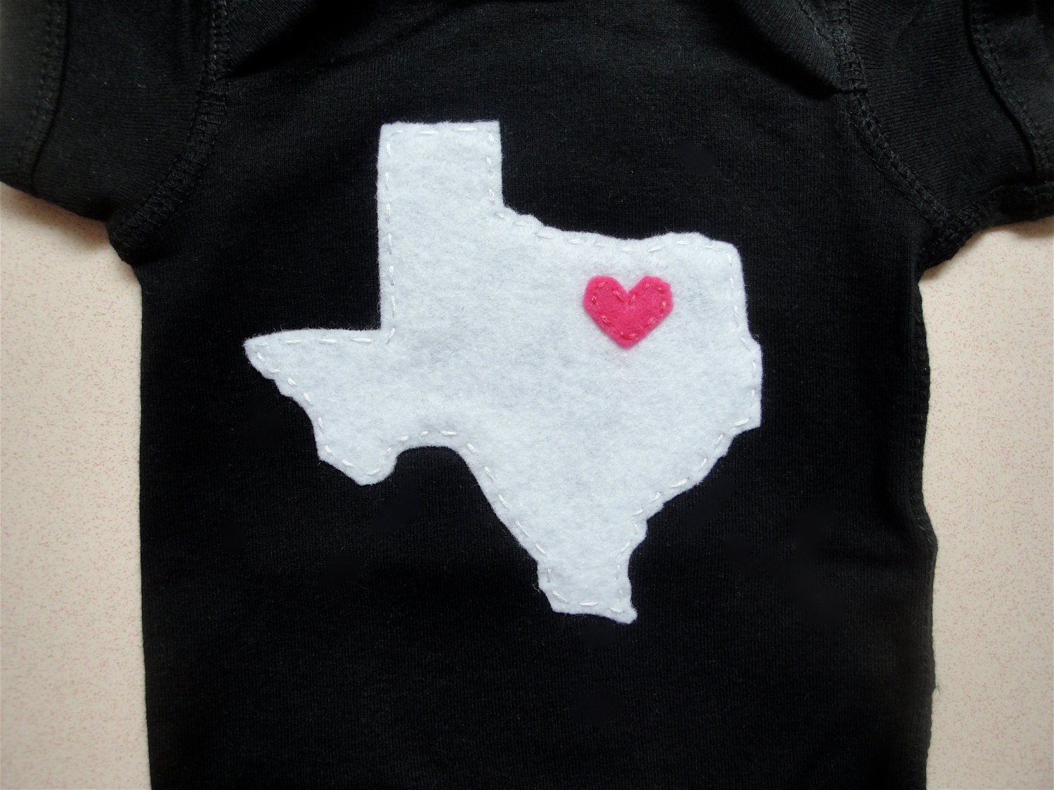 Any State or Country- Heart at Home Onesie Il_570xn