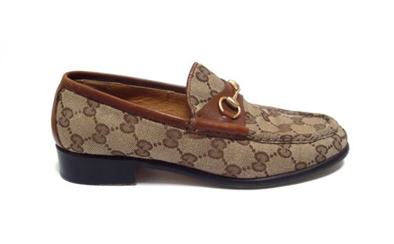 gucci loafer canvas