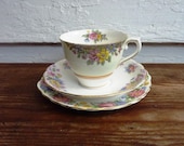 Shabby Chic Mismatched Tea Cup set - Vintage Decor - Shabby Chic Decor - English China