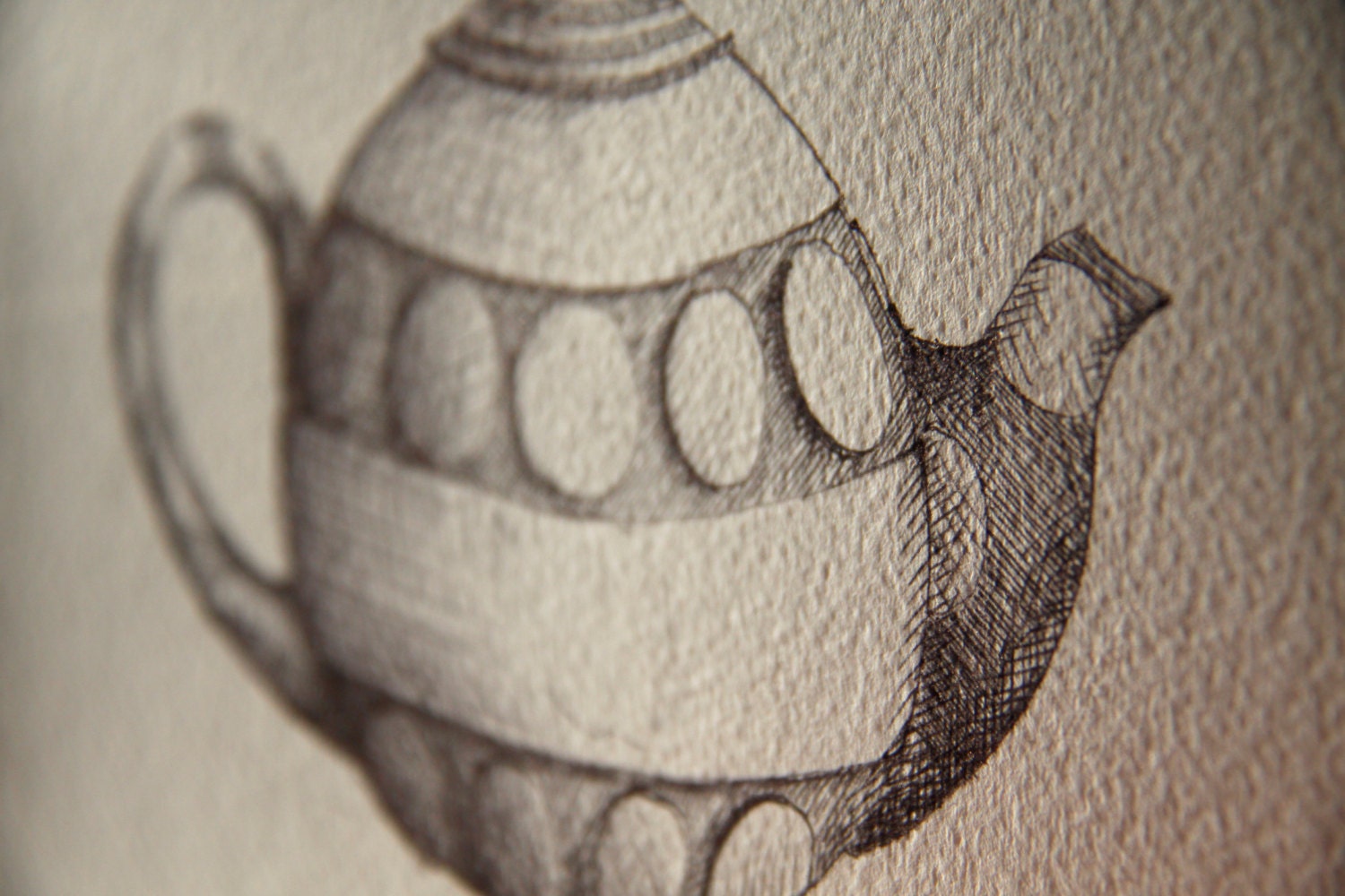 Biro Teapot Illustration