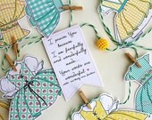 Baby Girl Dress Garland - Nursery Shower Decor / Gift