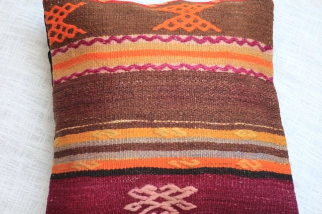 Vintage Bohemian Stripe Cicim Pillow Cover