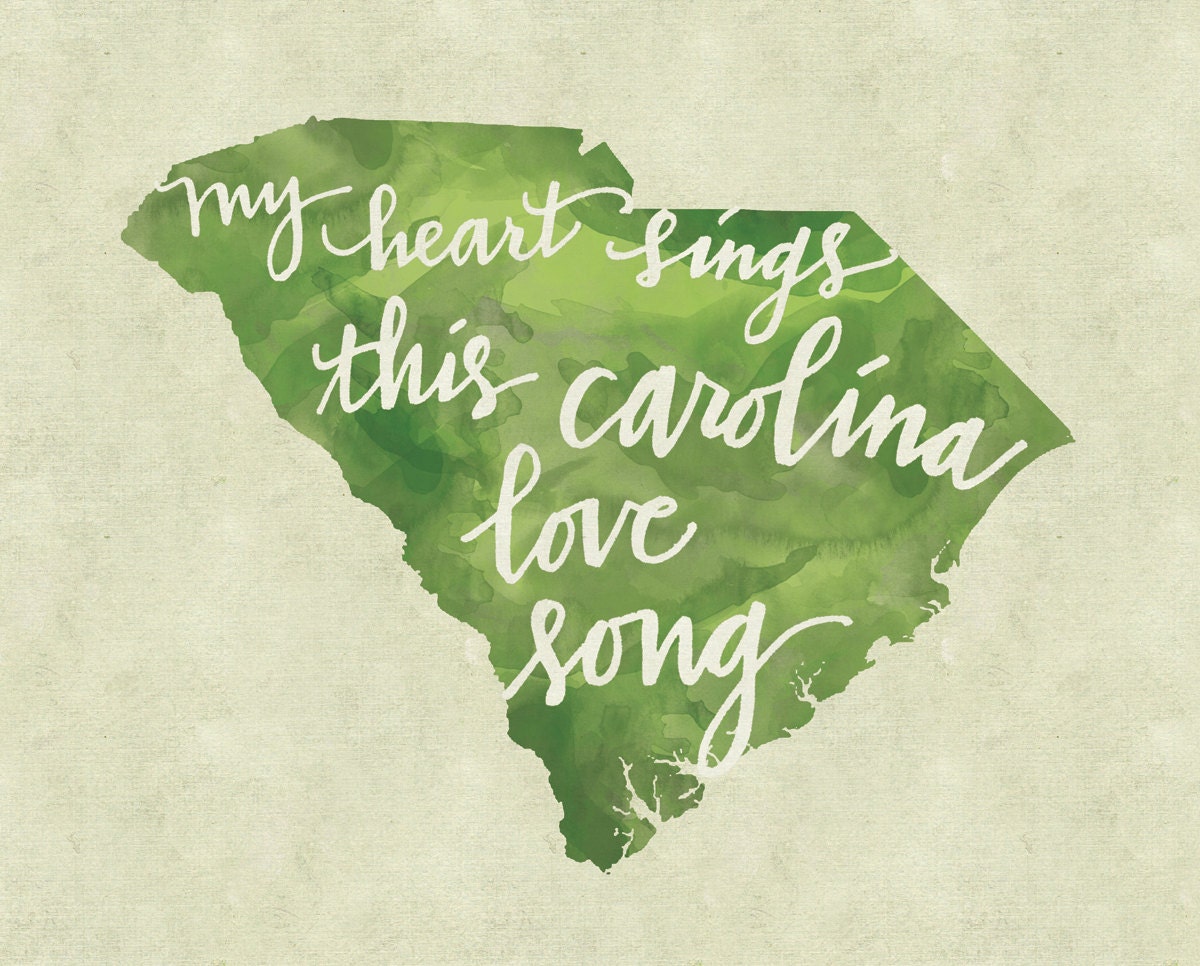 Carolina Love Song print