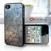 black Hard case Rubber case iphone 4 case iphone 4s case New Iphone 5 case classic metal  logo graphic design printing