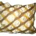 Silk pillow cushion cover nuno felt wool decorative brown yellow cream caramel color